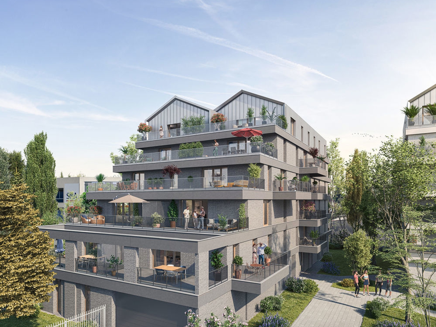 Appartement à vendre - 2 pièces - 54m2 - Marcq-En-Baroeul (59700)