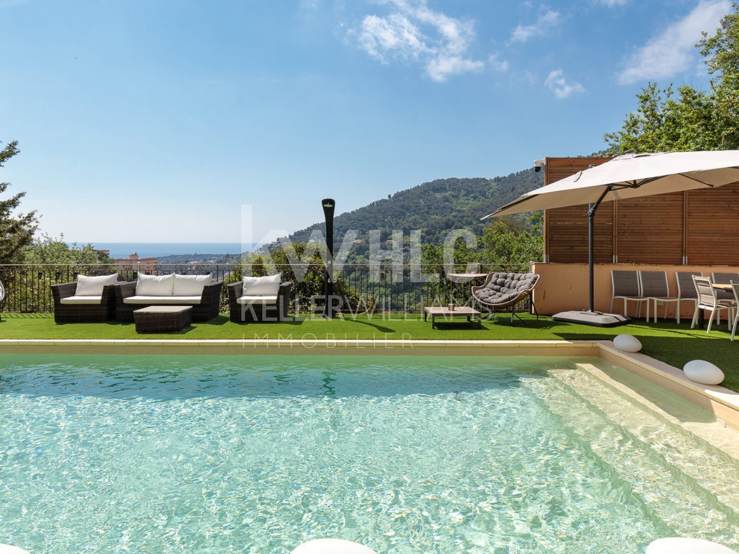 Villa vue mer, au calme absolu, proche de Monaco