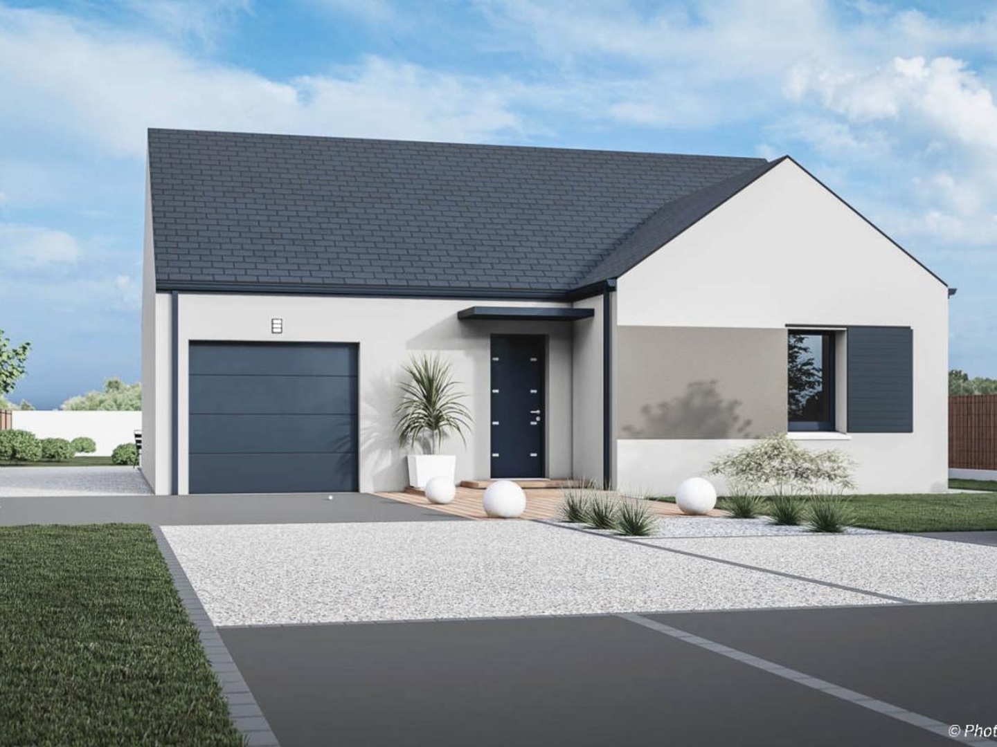 Terrain + maison 62 m²
