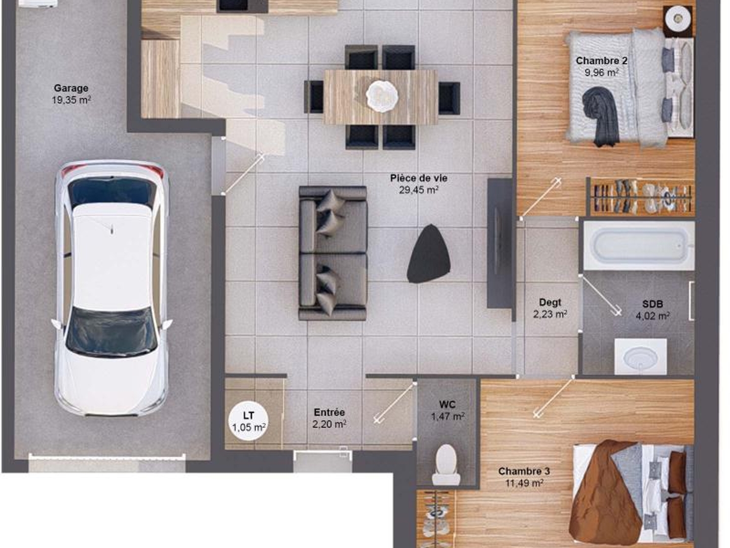 Maison à vendre - 62m2 - Le Cellier (44850)
