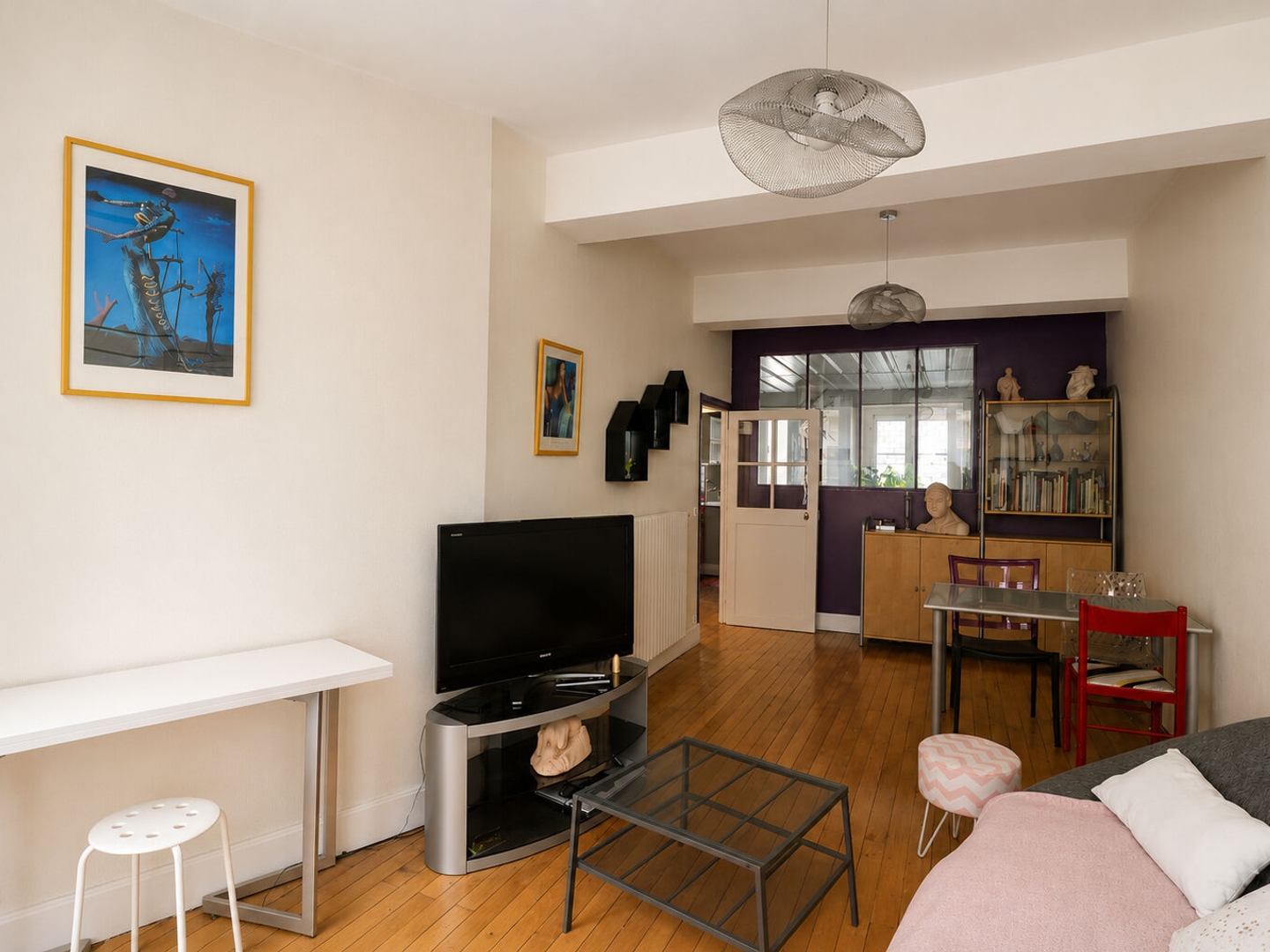 Appartement triplex Nevers, hyper centre, 4 chambres, garage double sécurisée, investissement, 2H30 de PARIS, douche