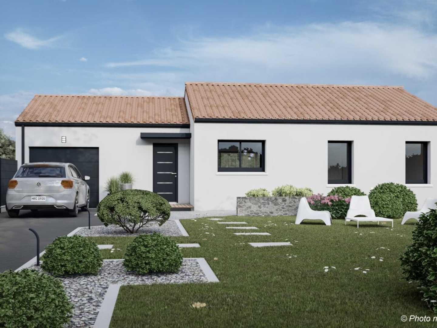 Terrain + maison 85 m²