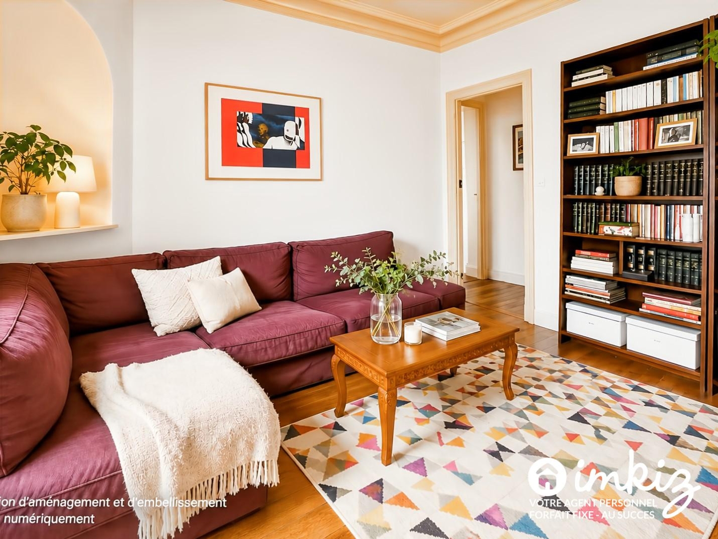 Appartement  2  pièces - chambre de bonne en sus