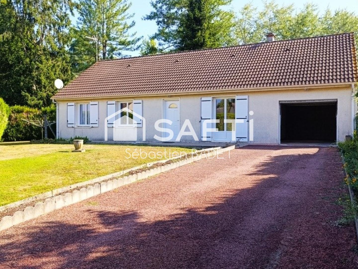 Maison de Plain-Pied avec Garage à Le Poinçonnet (36 - Indre)