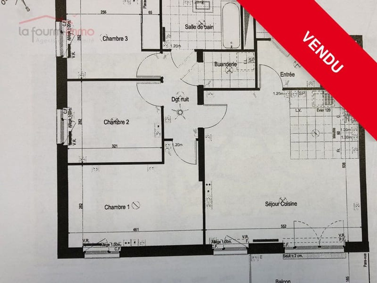 Appartement à vendre - 4 pièces - 80m2 - Strasbourg (67100)