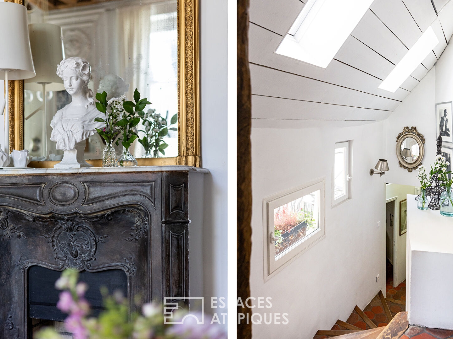 Duplex à l'esprit maison sous les toits au coeur du Haut-Marais