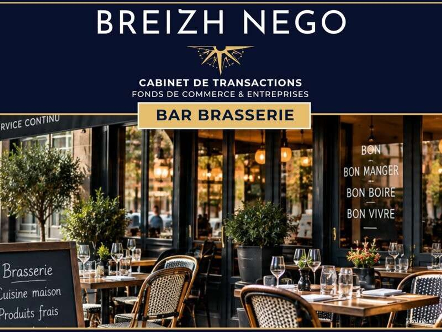 A vendre brasserie restaurant vue mer Morbihan