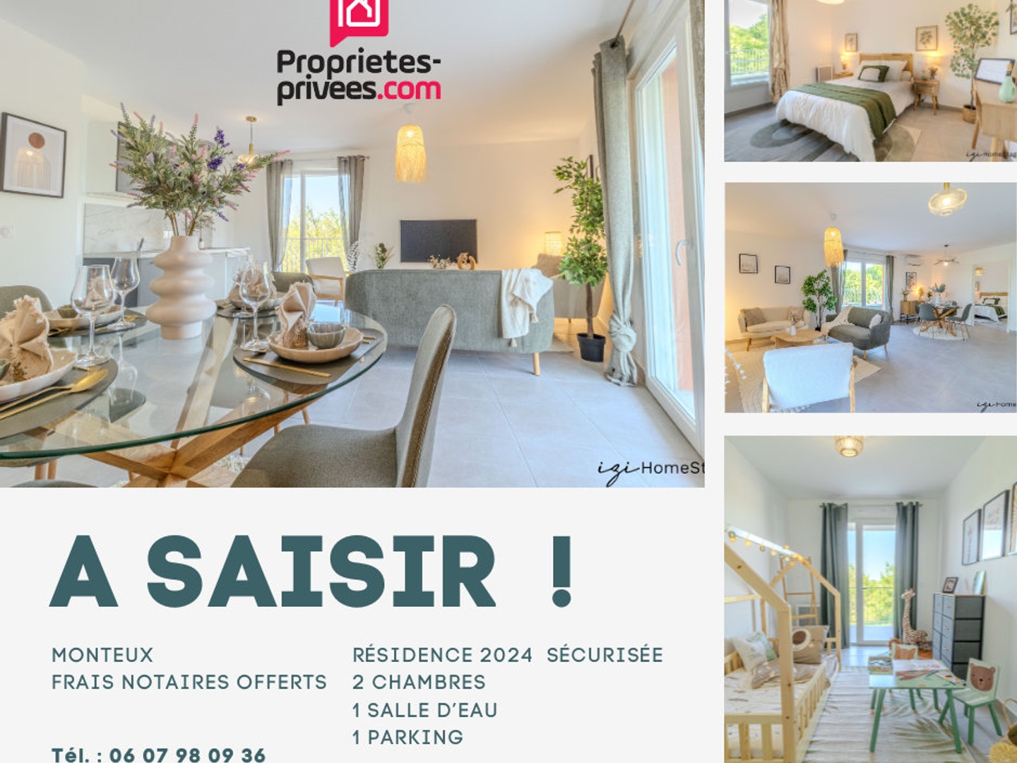 Appartement à vendre - 4 pièces - 70m2 - Monteux (84170)