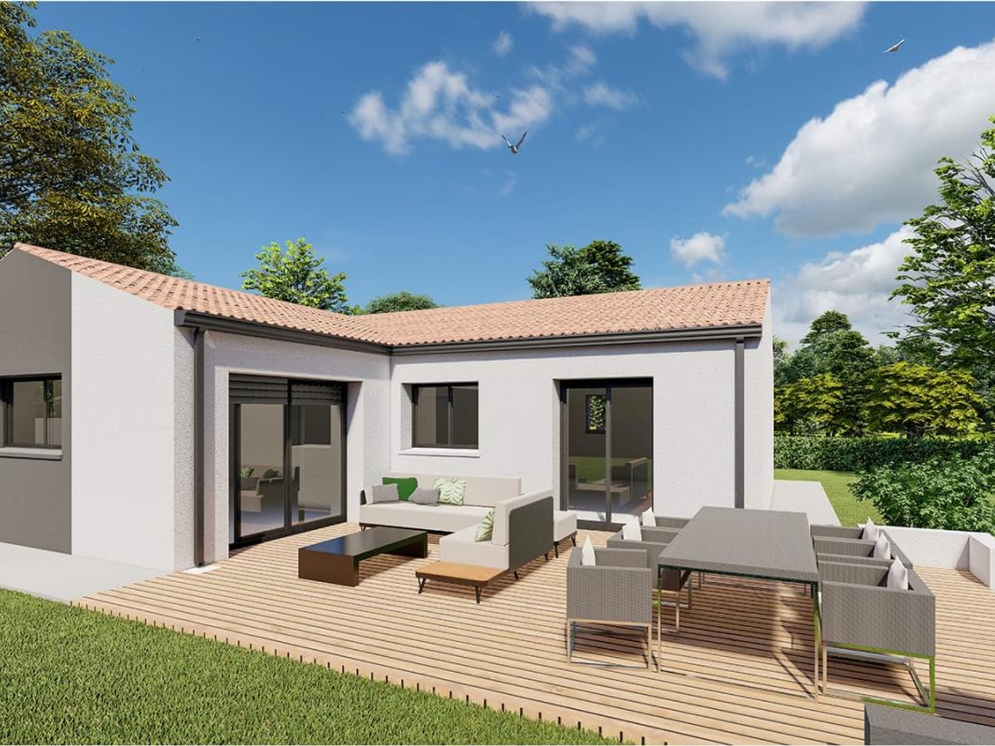 Maison à vendre - 74m2 - Les Magnils-Reign... (85400)