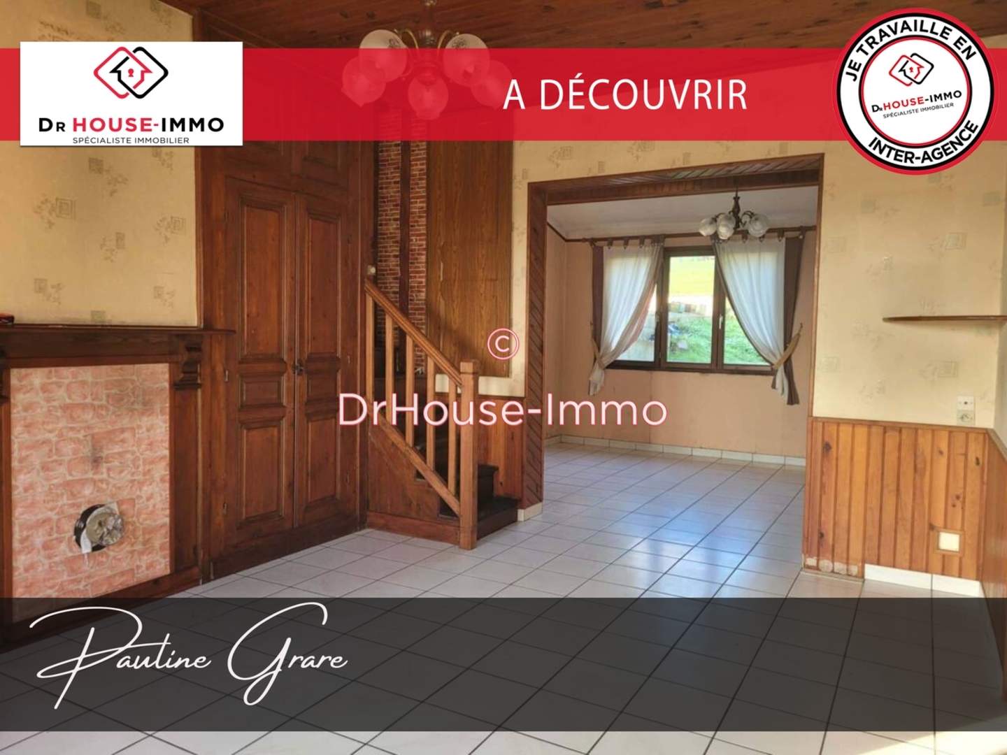 Maison à vendre - 4 pièces - 69m2 - Morcourt (80340)