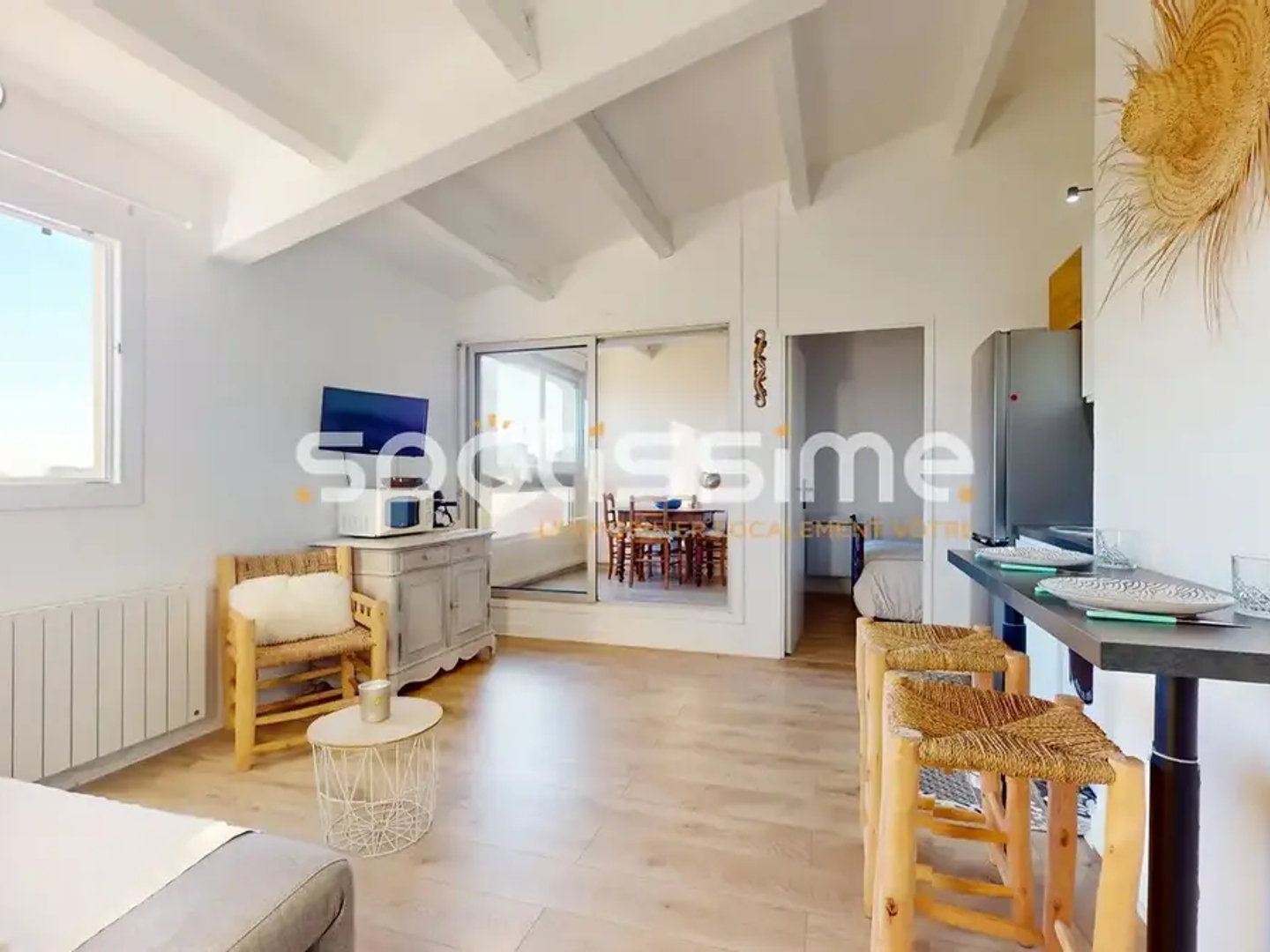 CAP D'AGDE - MONT SAINT-MARTIN - Appartement T2 Cabine - Loggia et Parking Privatif
