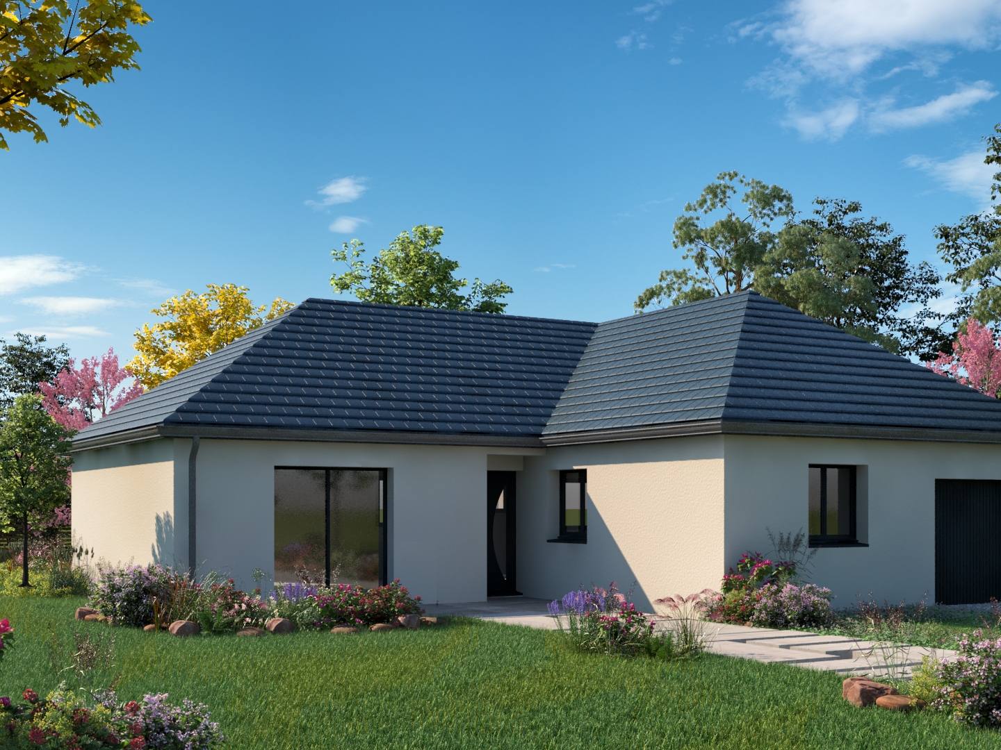 Terrain + maison 92 m²