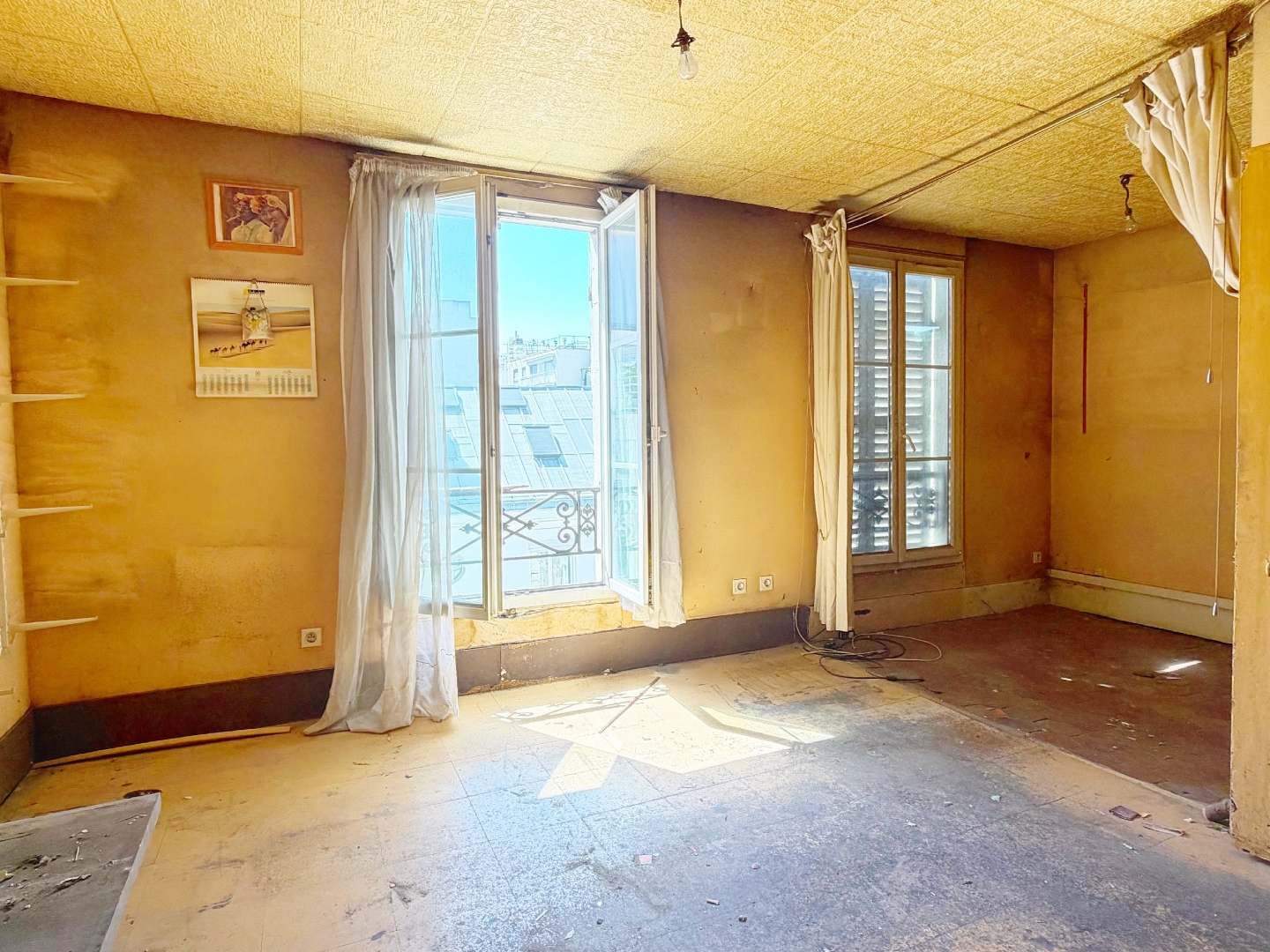 2 pièces ensoleillé à rénover