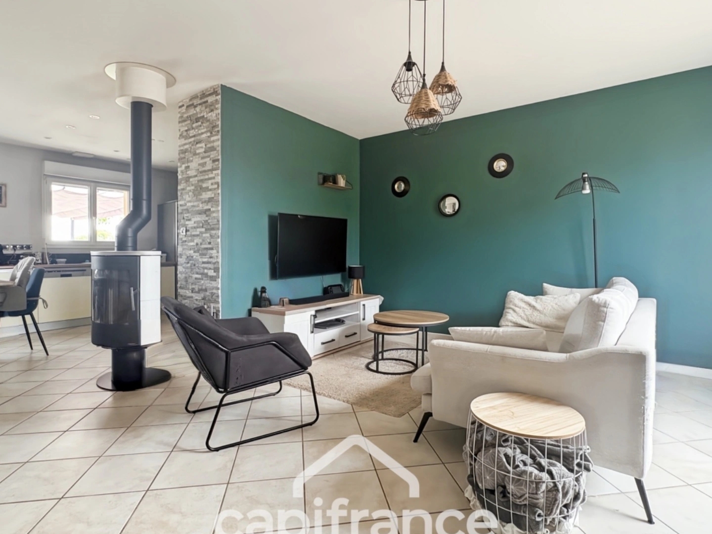 Maison à vendre - 6 pièces - 156m2 - Saint-Léger-Sur-D... (71510)