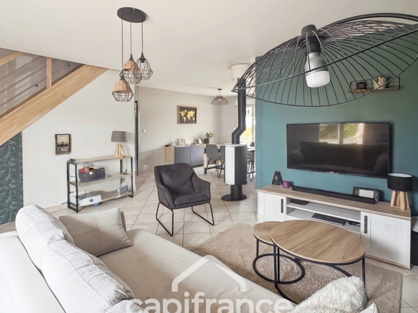 Maison à vendre - 6 pièces - 156m2 - Saint-Léger-Sur-D... (71510)