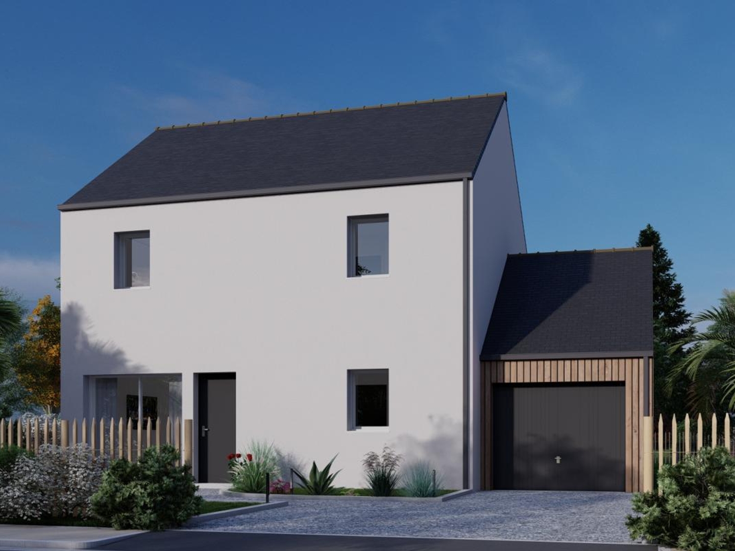 Terrain + maison 103 m²