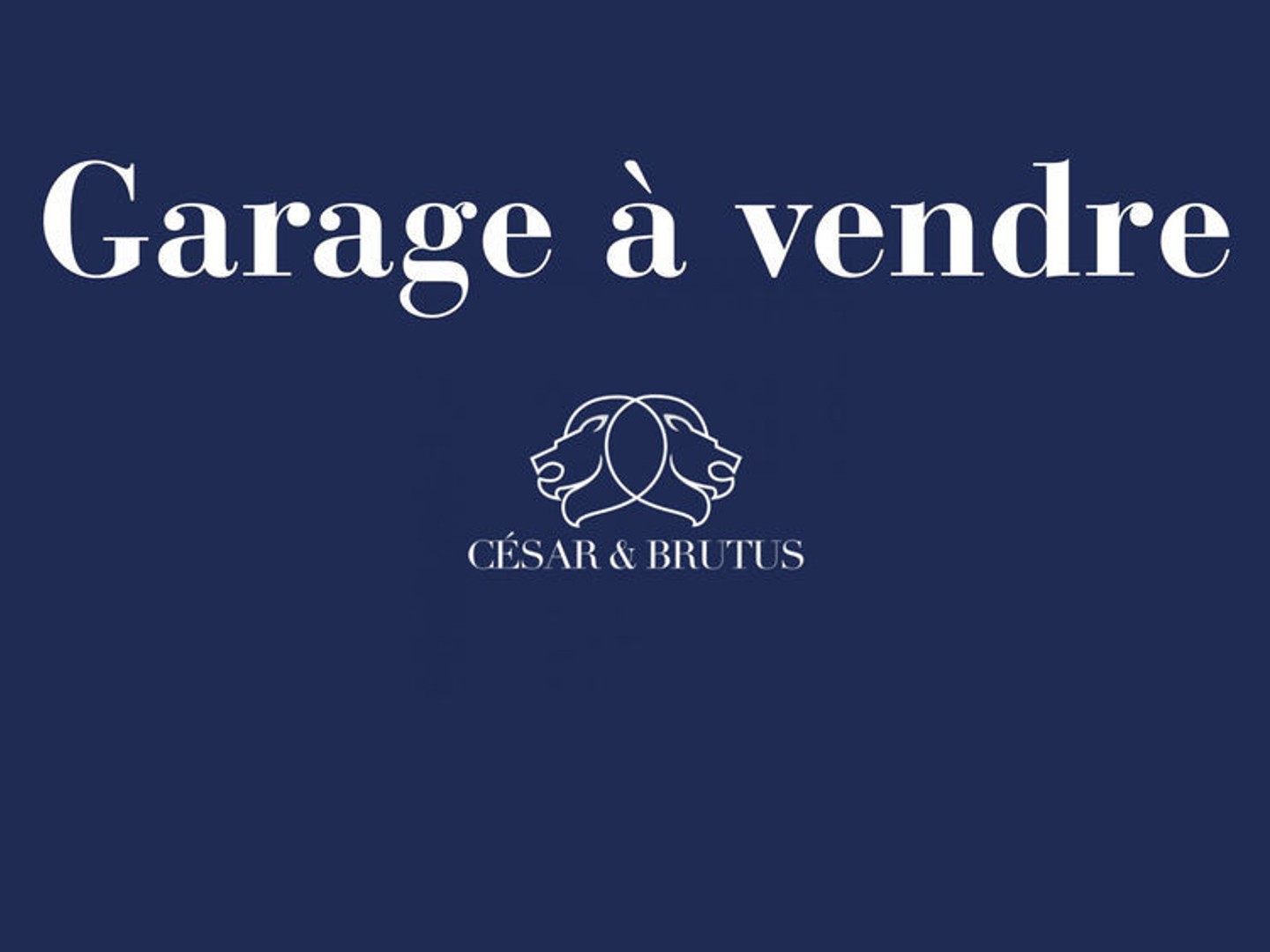 Garage double Confluence