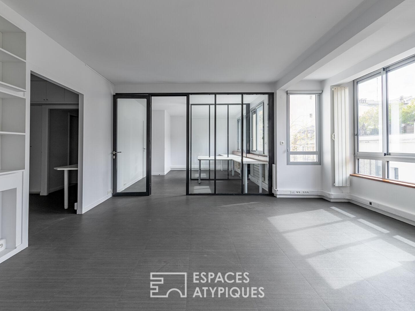Esprit atelier et modularité au coeur d'une rue confidentielle
