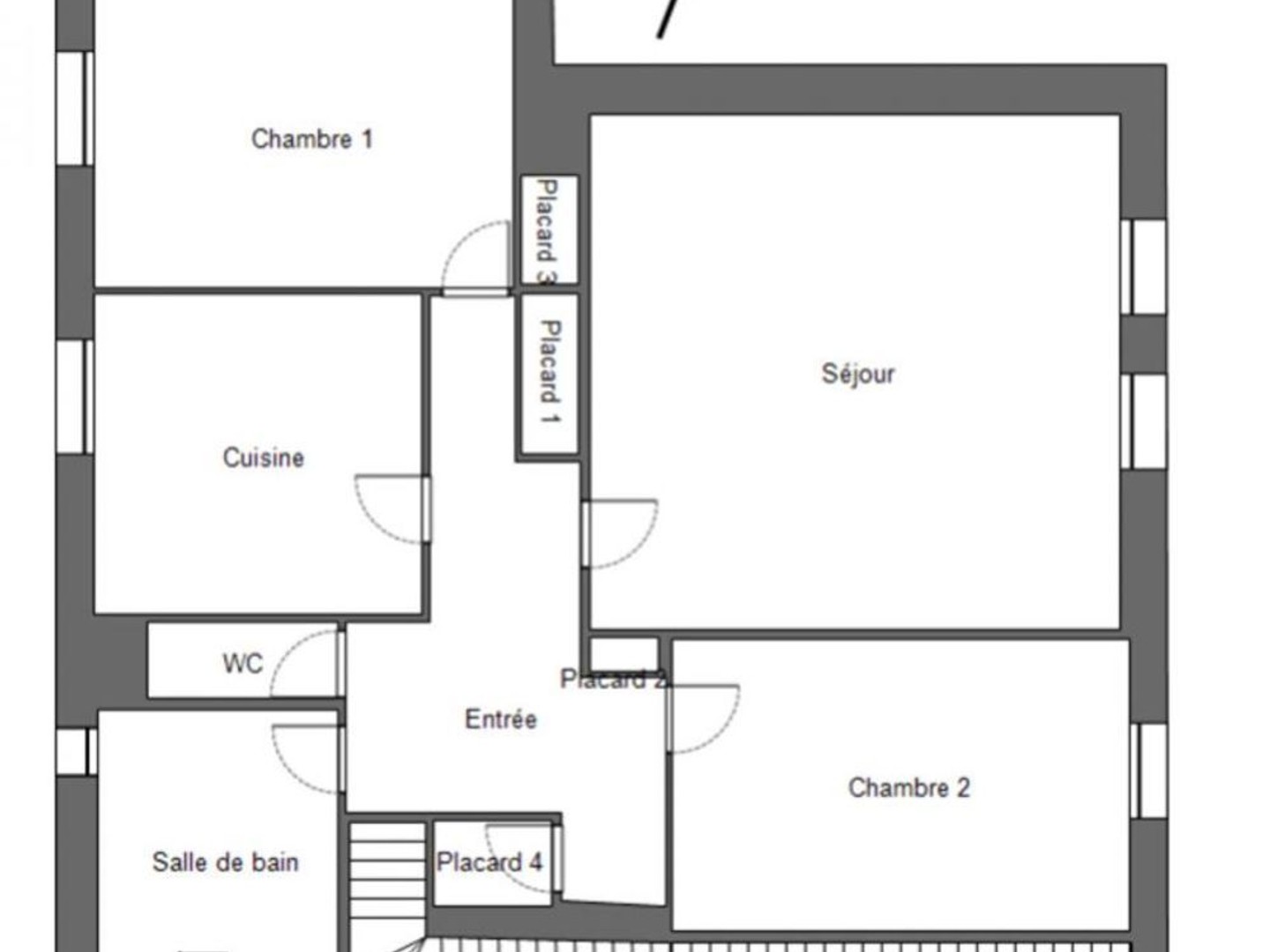 29520 Châteauneuf du Faou appartement 2 chambres 93 m² proche toutes commodités