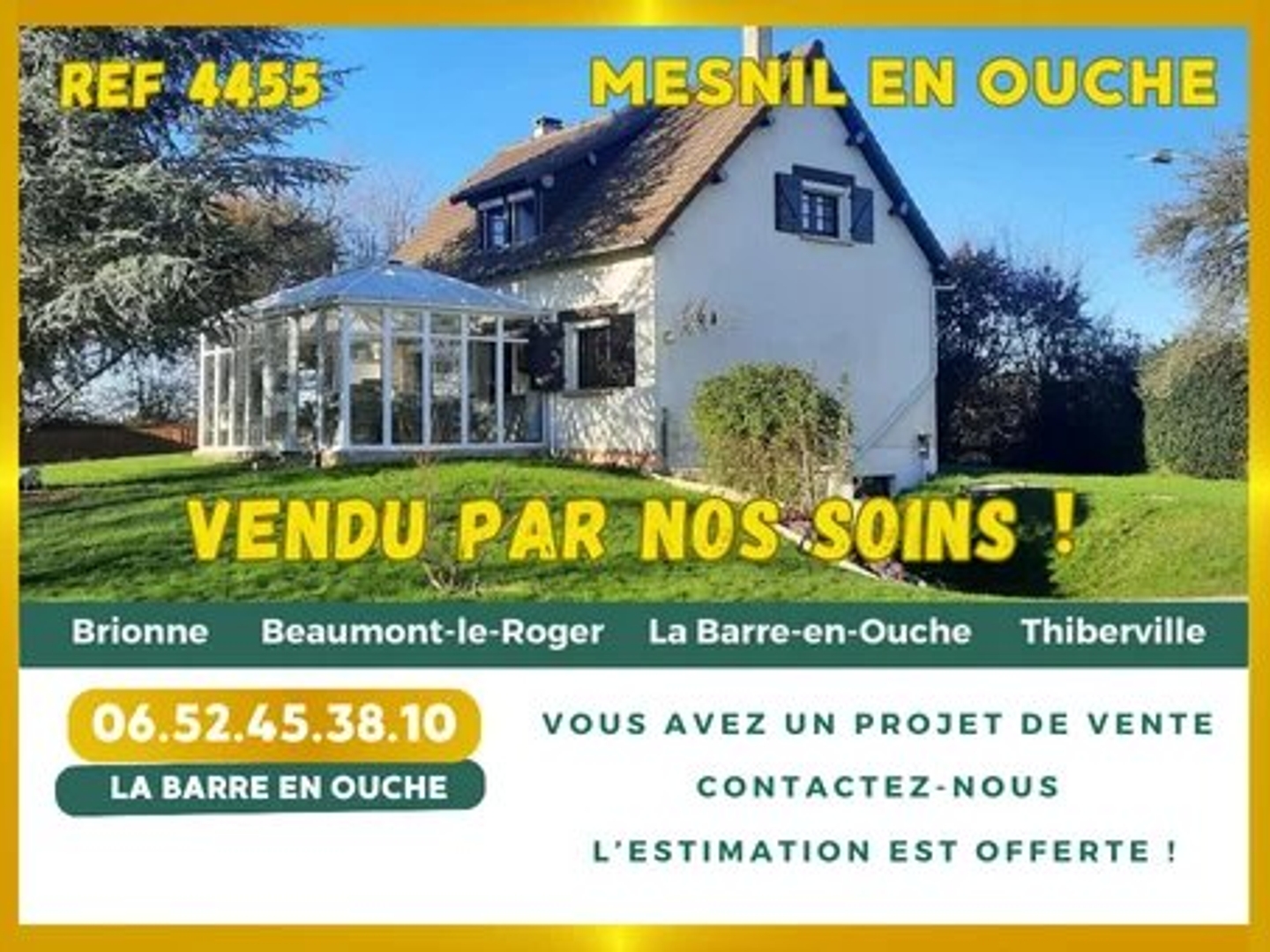 4455 | MAISON 103M² | BEL ENVIRONNEMENT