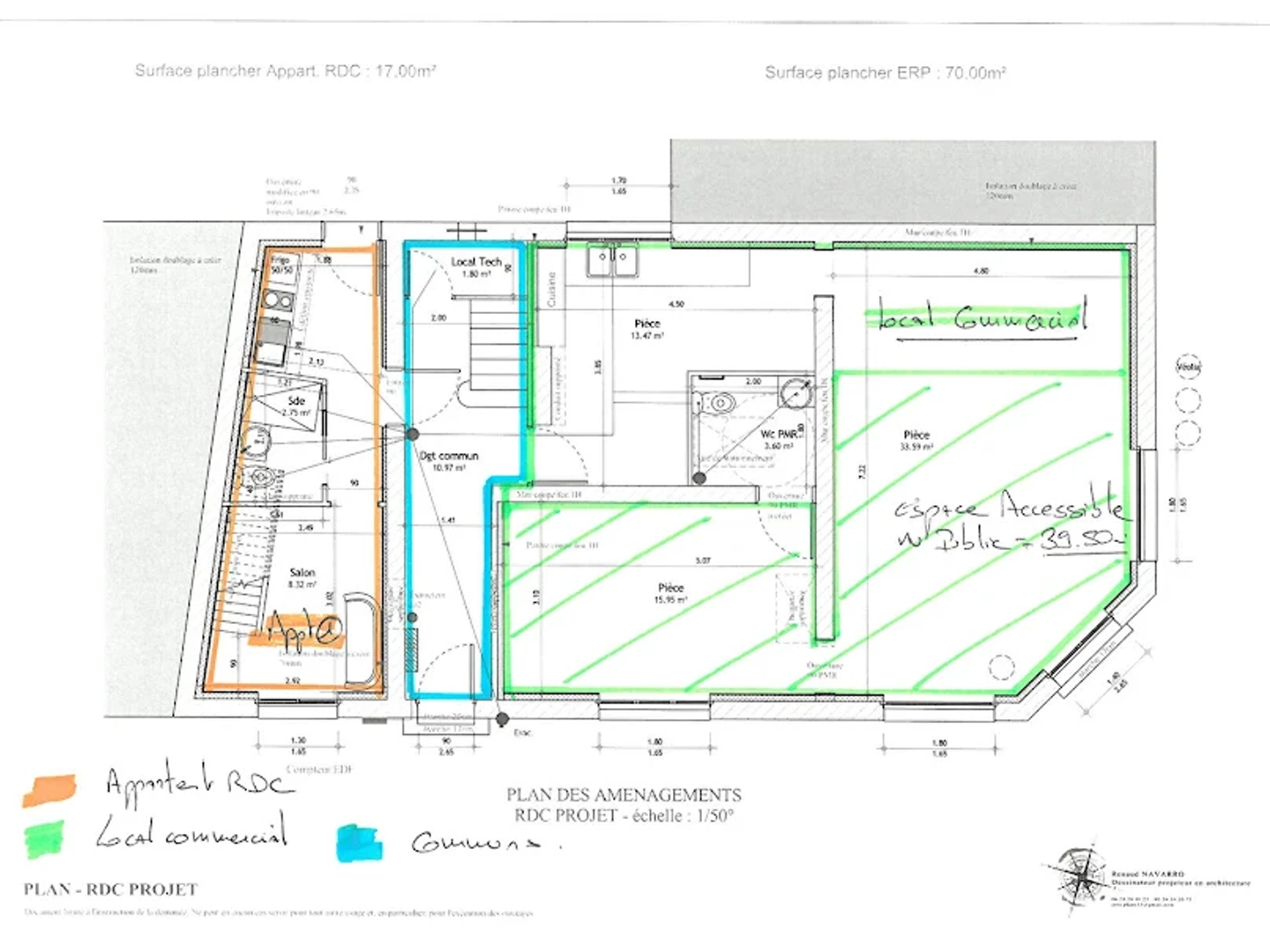 Immeuble à vendre - 6 pièces - 180m2 - Vensac (33590)