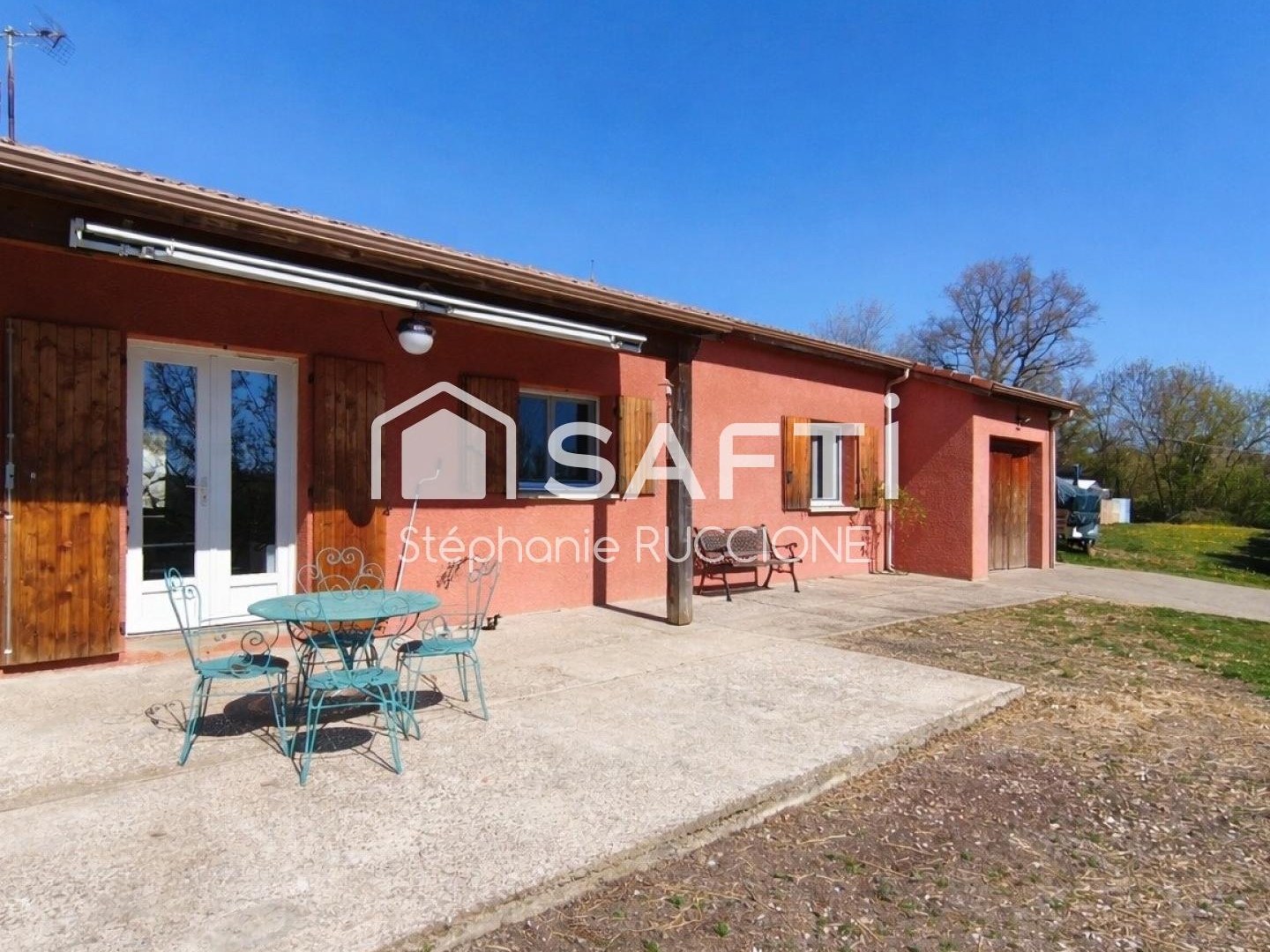 Rare maison plain-pied T4, terrain 2105m² , vue dégagée