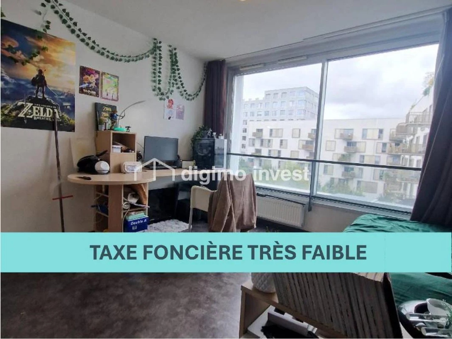 Appartement 1 pièce 19 m²
