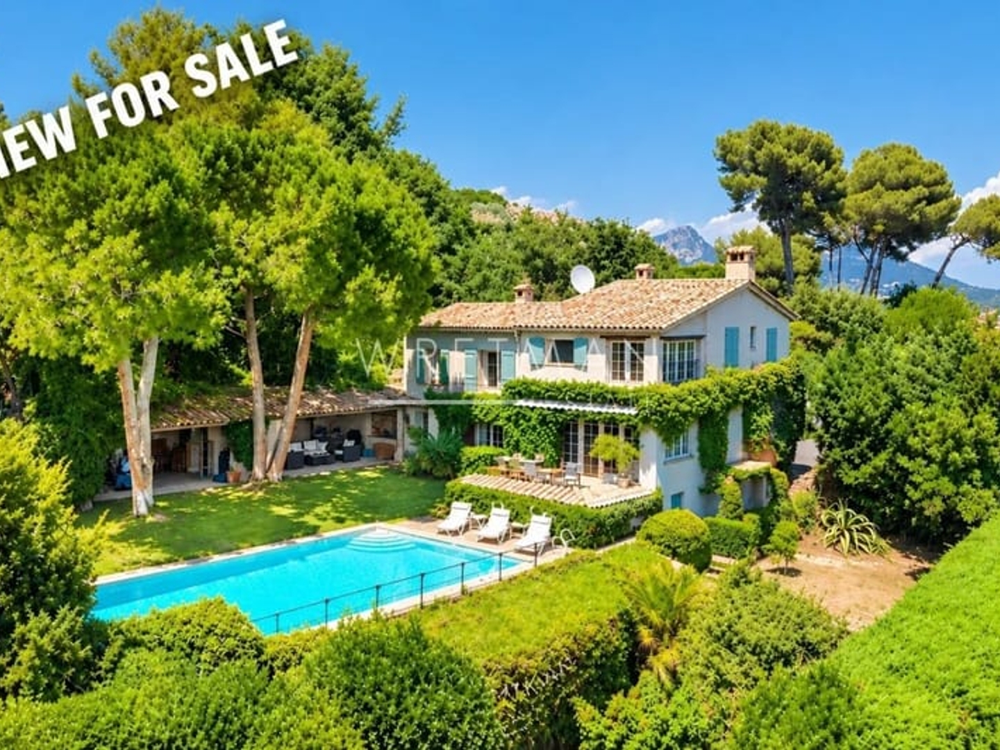 Mas provençal authentique avec vue sur la mer - Saint Paul de Vence