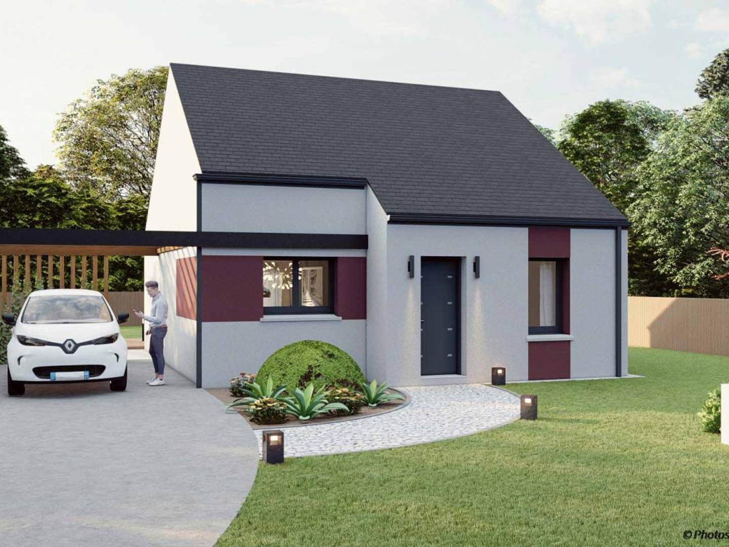 Terrain + maison 62 m²