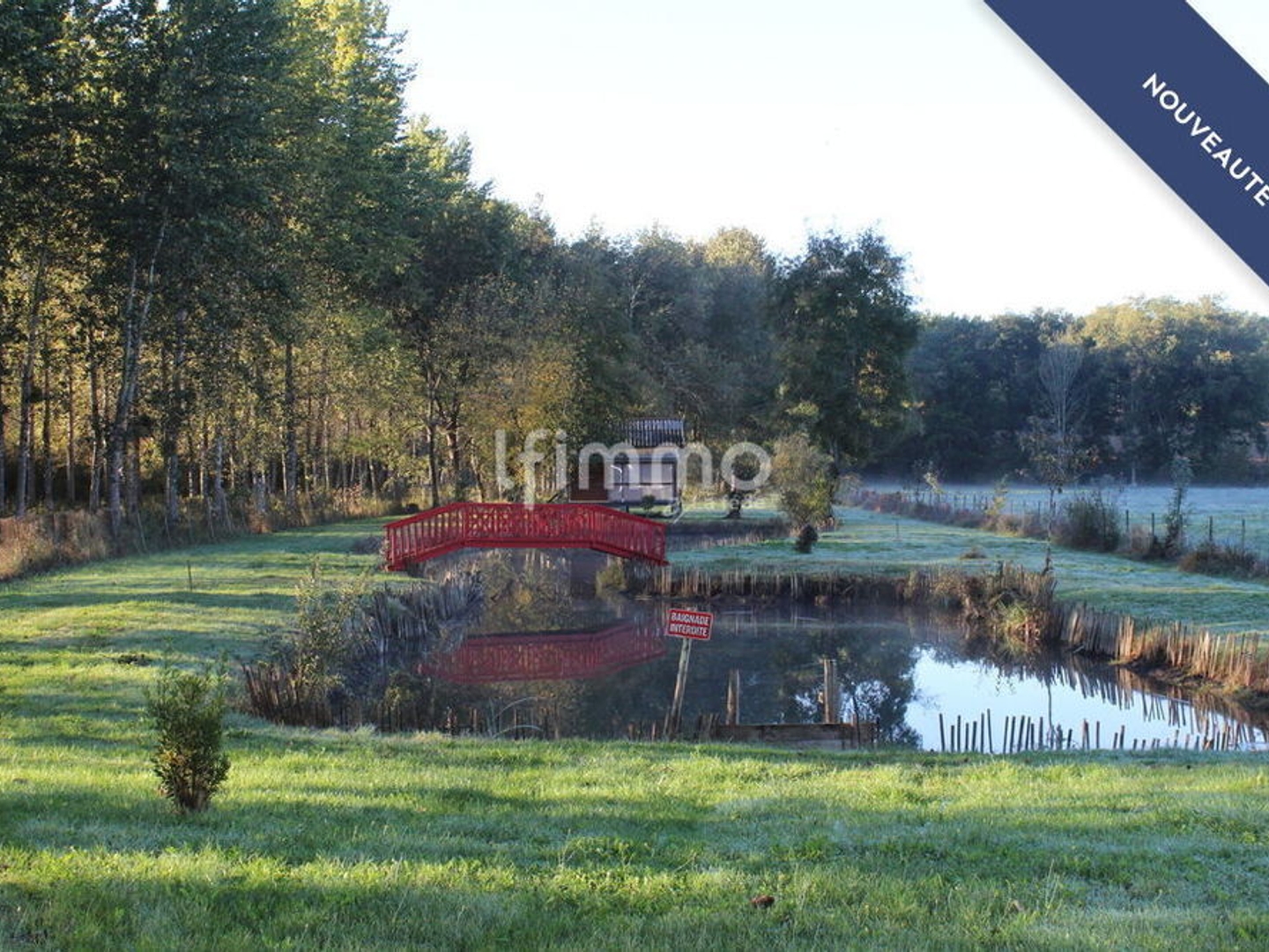 Etang proche de Villebois Lavalette