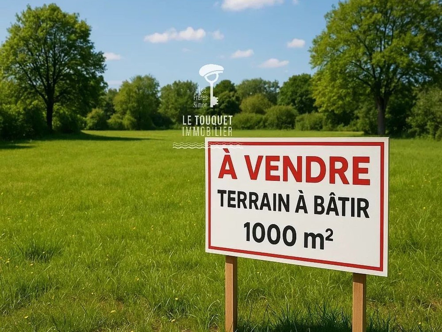 terrain à batir touchant Le Touquet