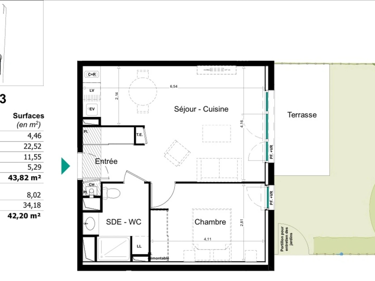 Appartement à vendre - 2 pièces - 44m2 - Albi (81000)