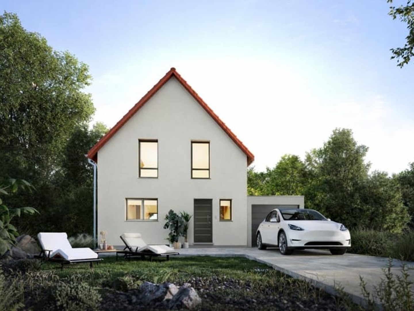 Maison sur mesure avec vue