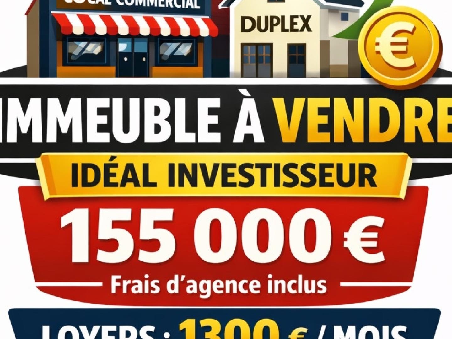Immeuble rentabilité immédiate