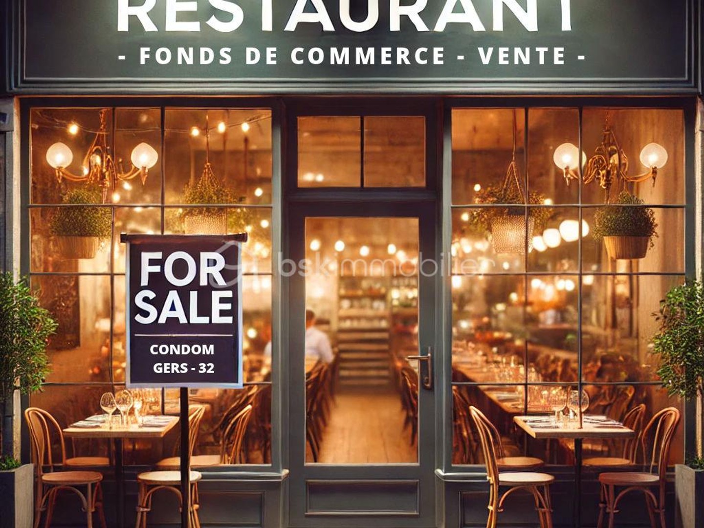 Fonds de commerce 2 pièces 68 m²