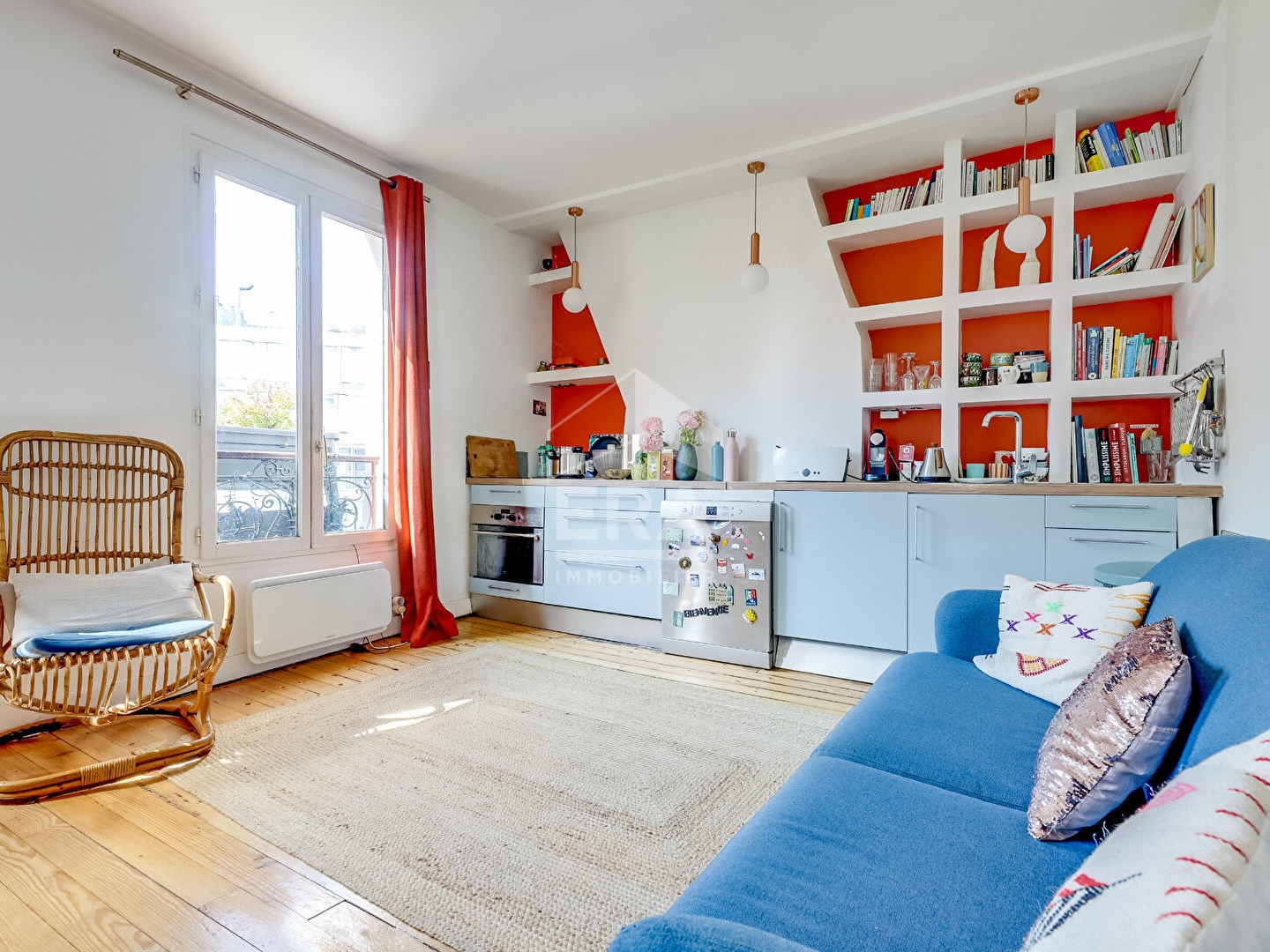 Appartement à vendre - 2 pièces - 46m2 - Paris 17e (75017)