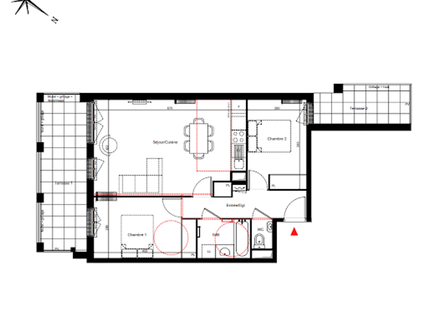 Appartement à vendre - 3 pièces - 60m2 - Le Plessis-Robinson (92350)