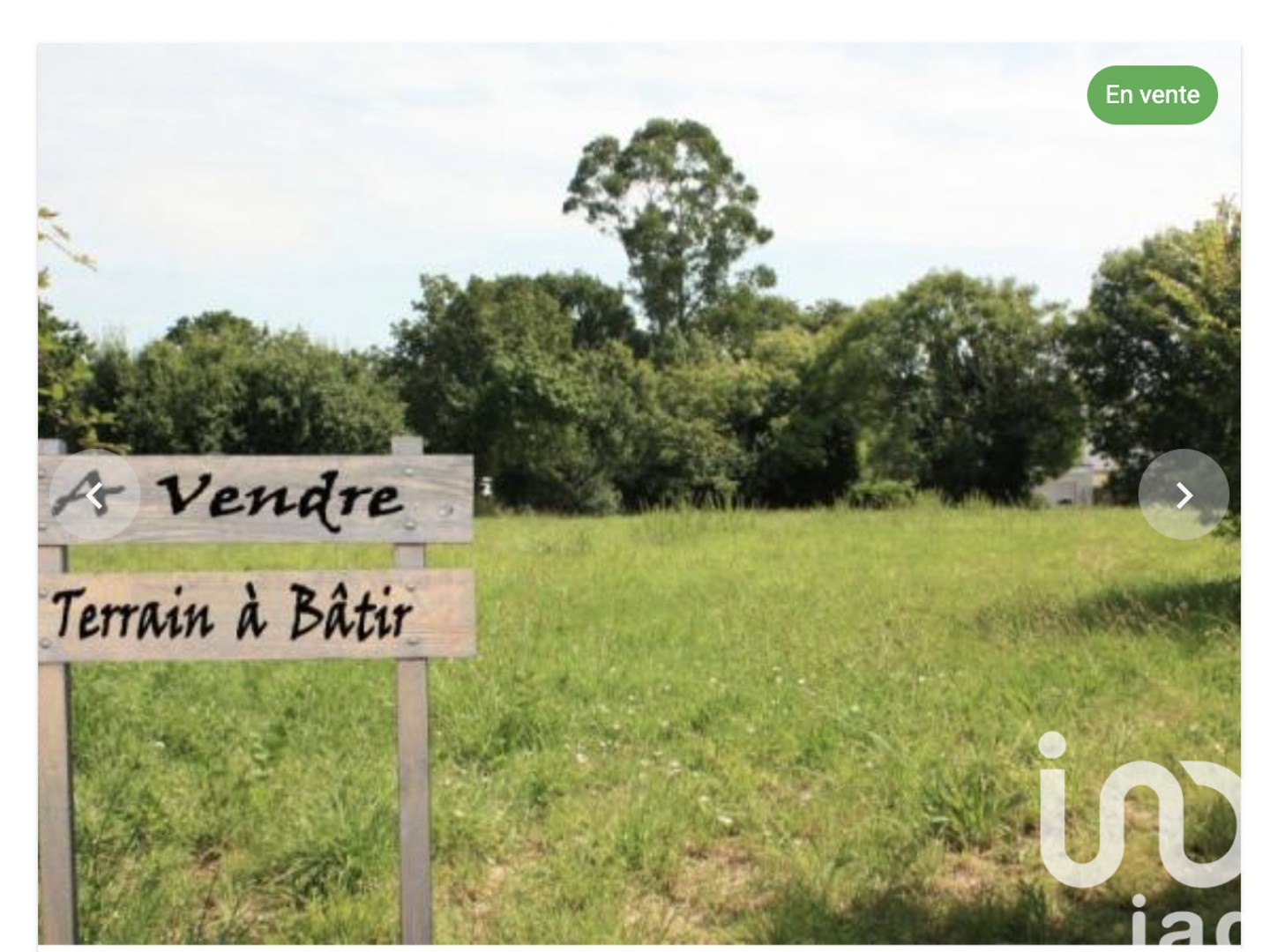 Terrain 855 m²
