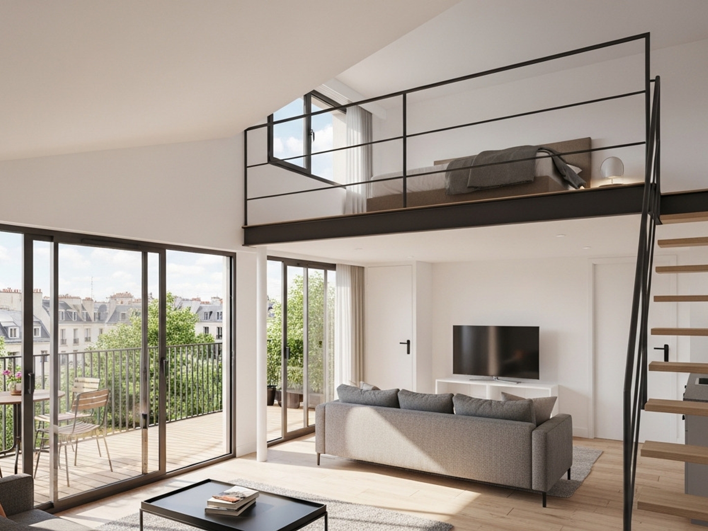 STUDIO de 30.47m² + UNE TERRASSE + PARKING - ROQUEBRUNE-CAP-MARTIN