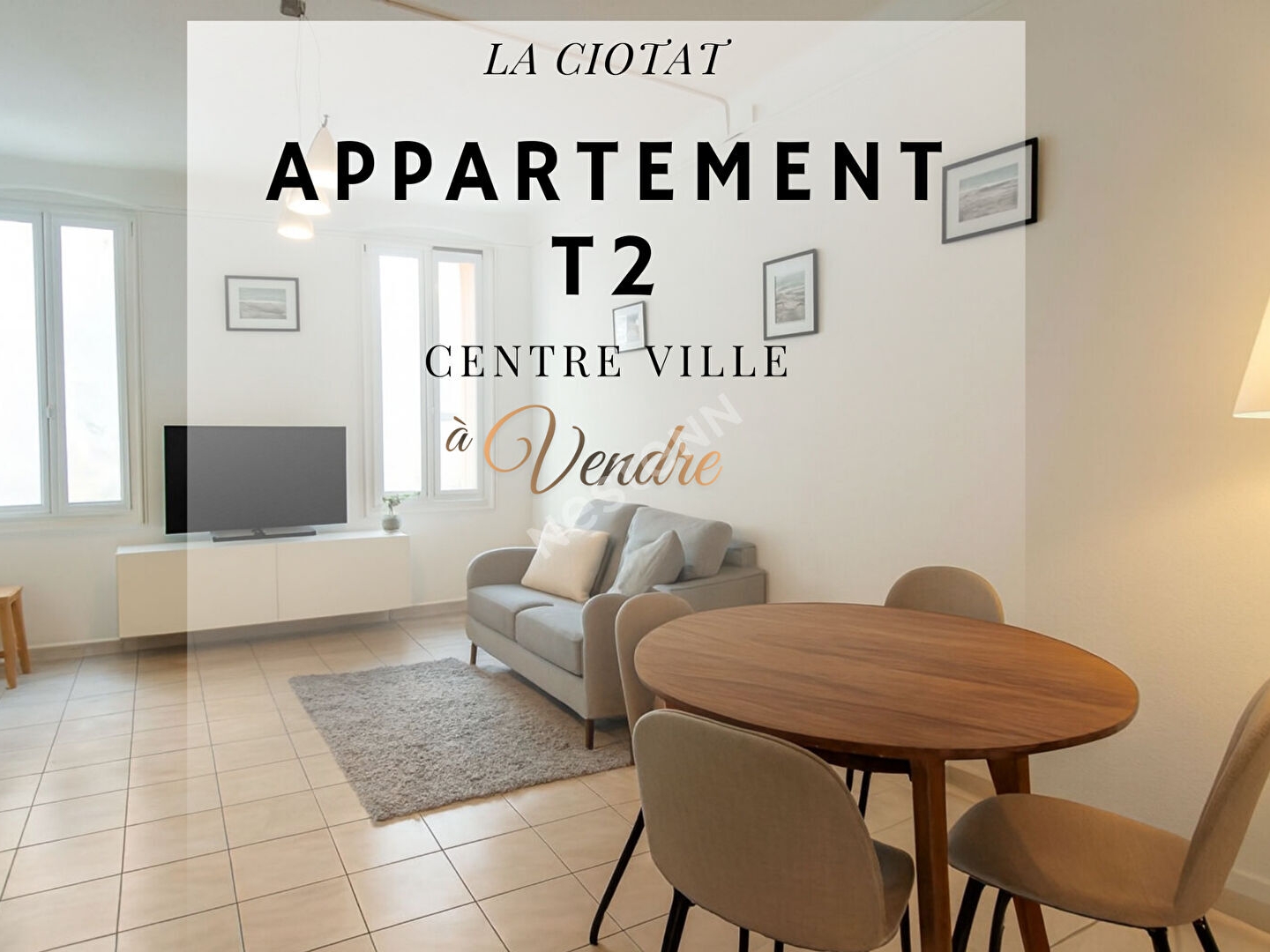 Appartement La Ciotat de 2 pièces de 38 m² en Centre Historique
