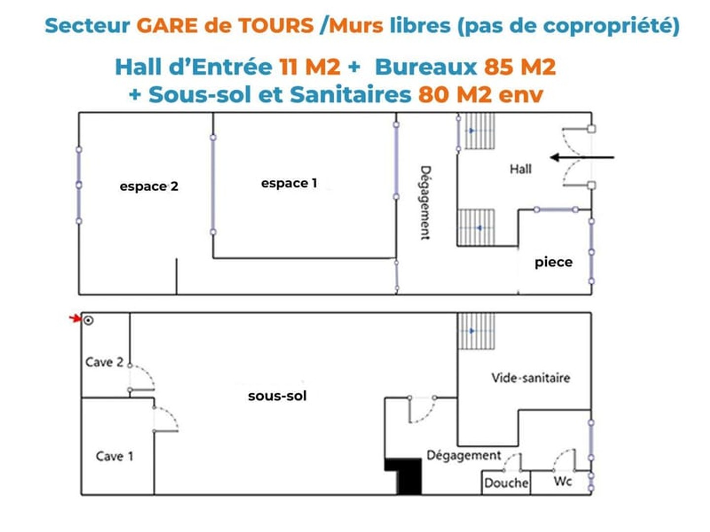 Immeuble commercial 176 m²
