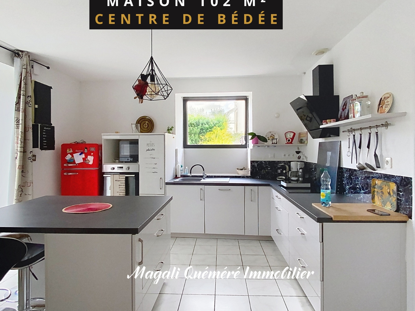 Maison 4 pièces centre de Bédée avec dépendances.