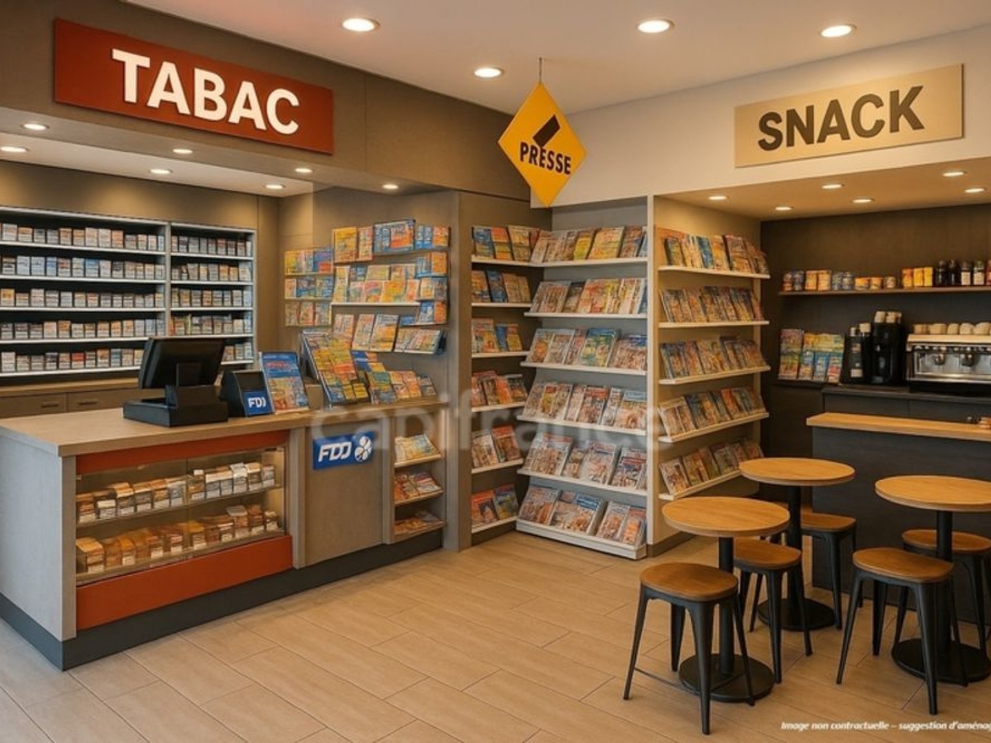 A vendre fonds de commerce Tabac/Bar/Snack Sud Tarn