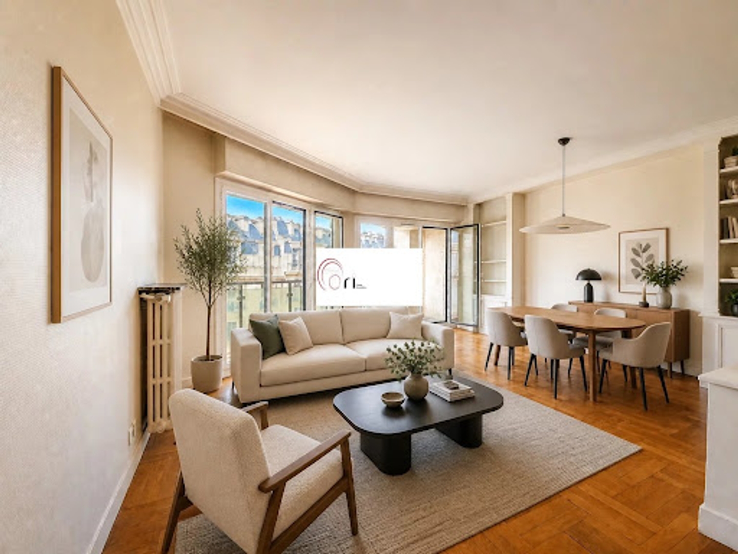 Appartement à vendre - 4 pièces - 89m2 - Paris 16e (75016)