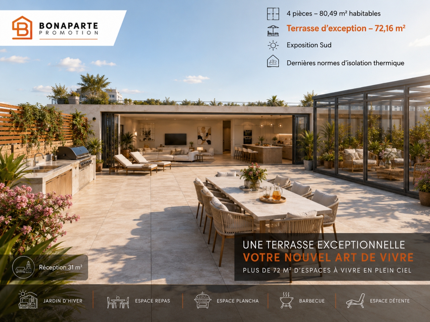 Appartement à vendre - 4 pièces - 156m2 - Pontoise (95300)
