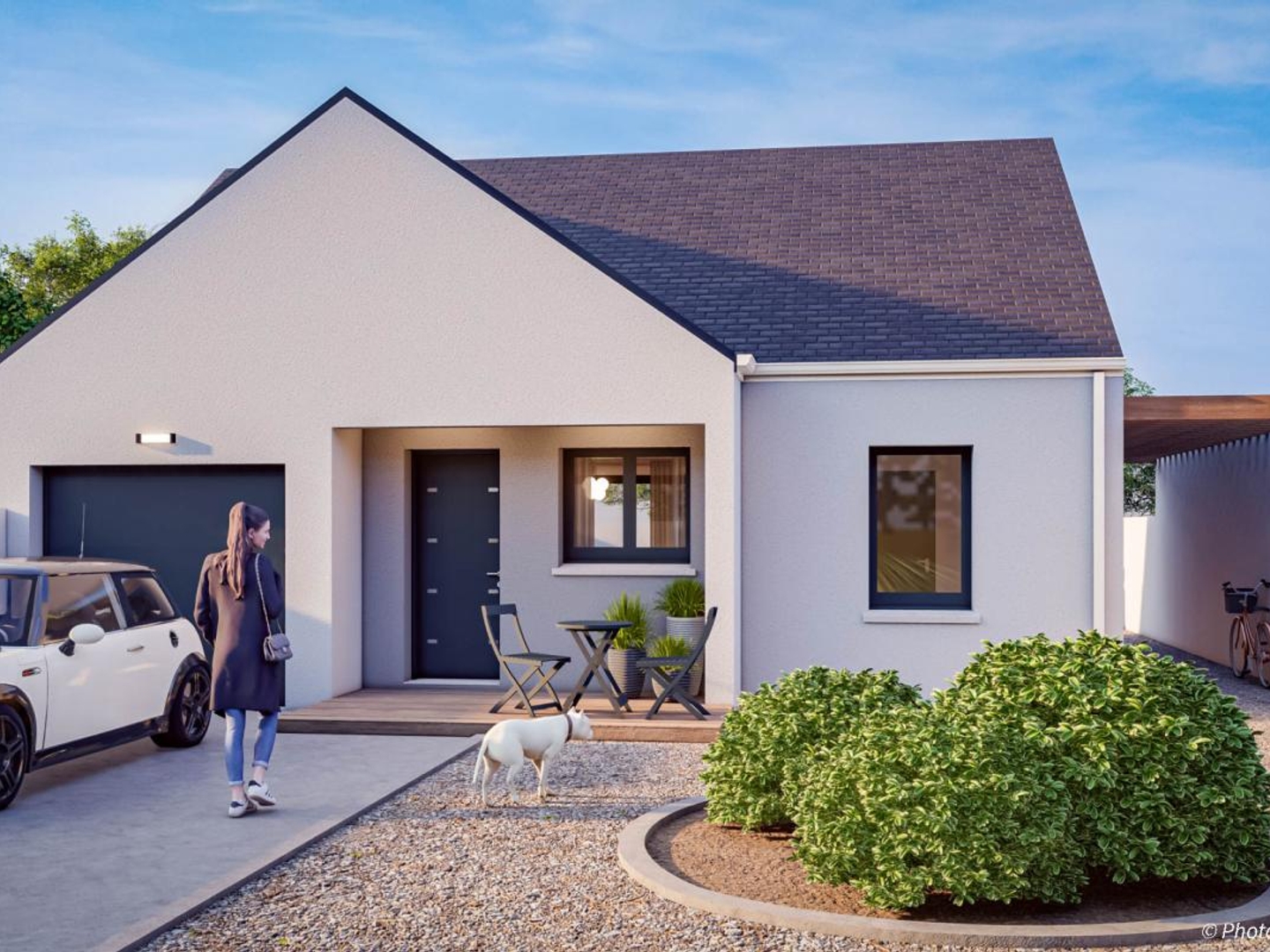 Terrain + maison 59 m²