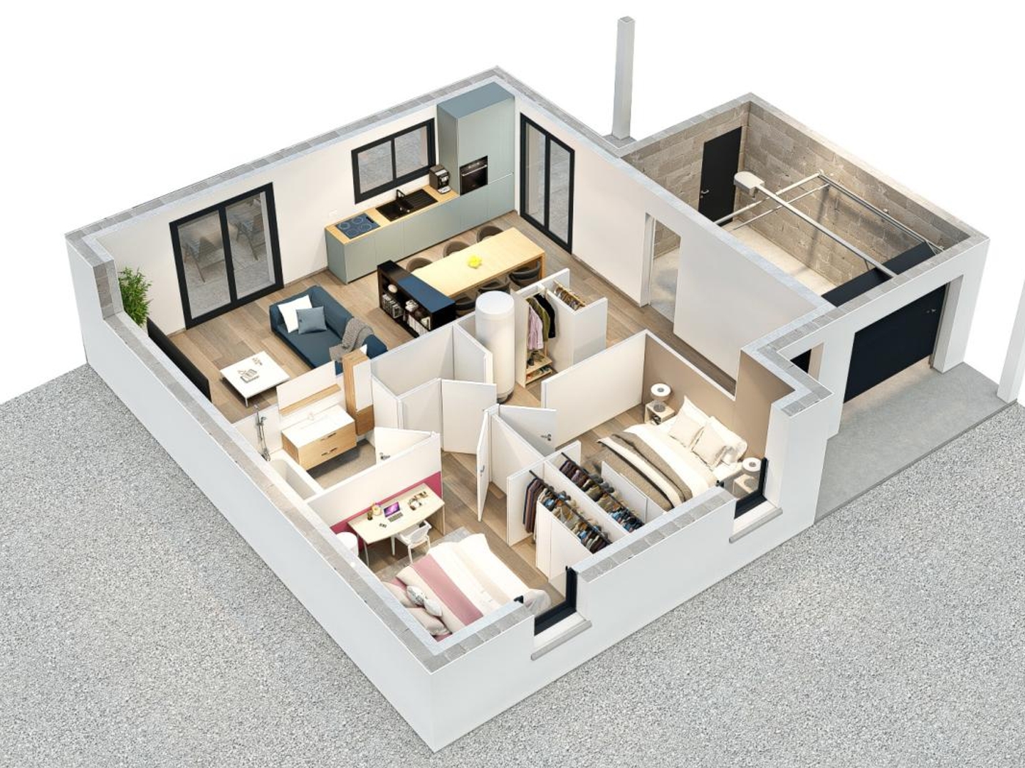 Maison à vendre - 67m2 - Mornac (16600)