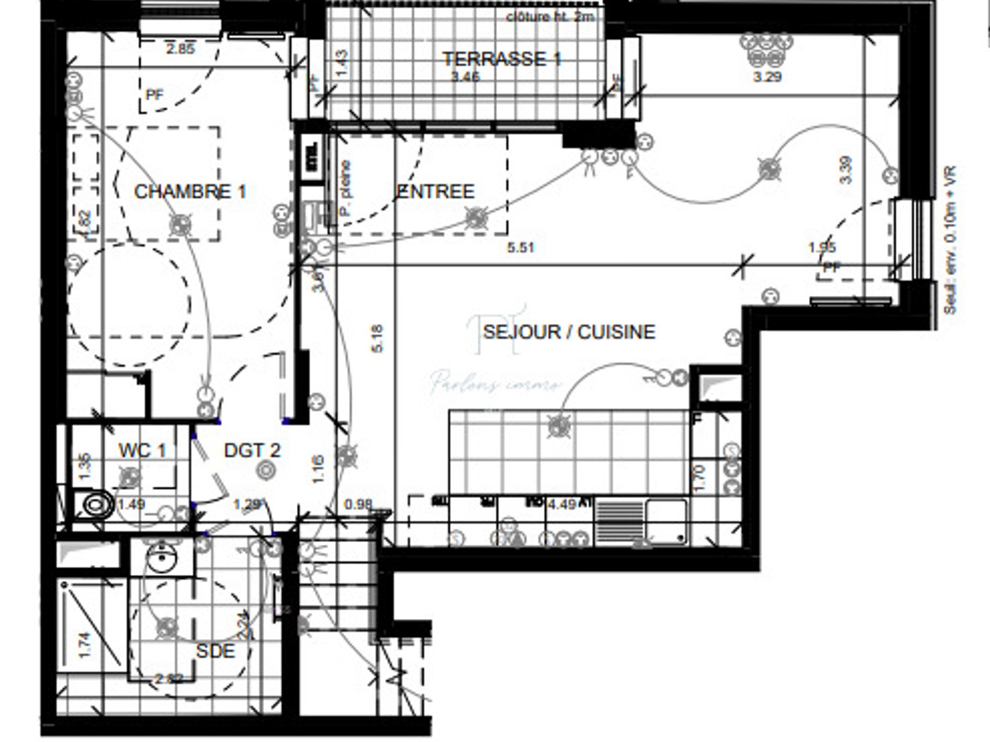 A vendre Duplex 4pièces à Bagneux