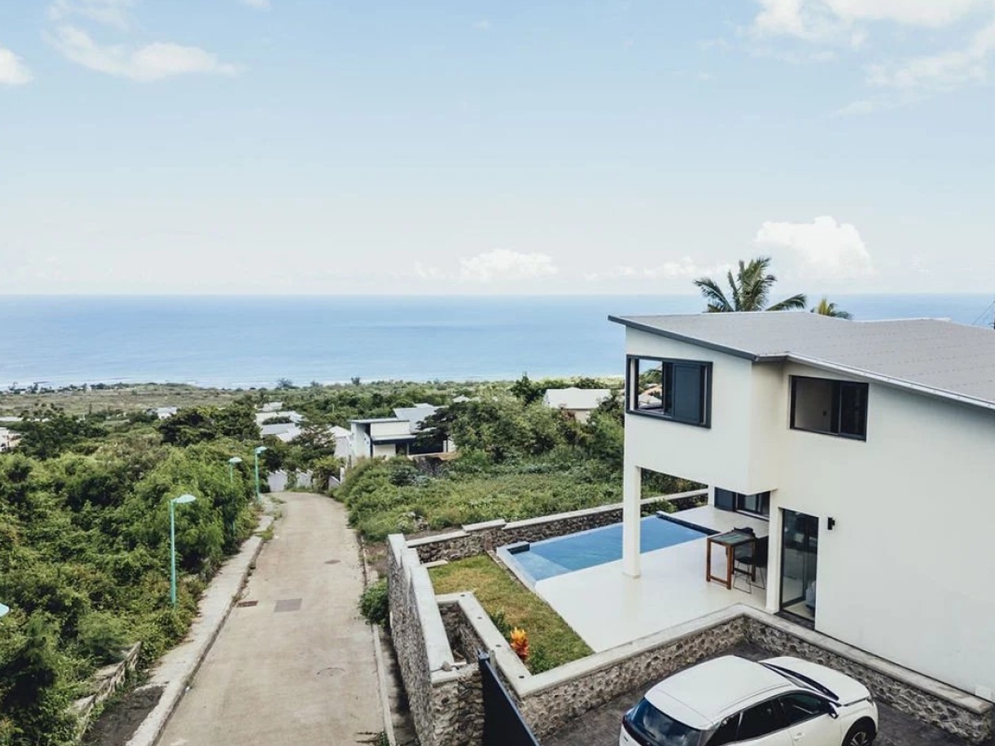 Saint-Leu - Villa D'architecte 4 Chambres - Pleine Vue Mer - Piscine