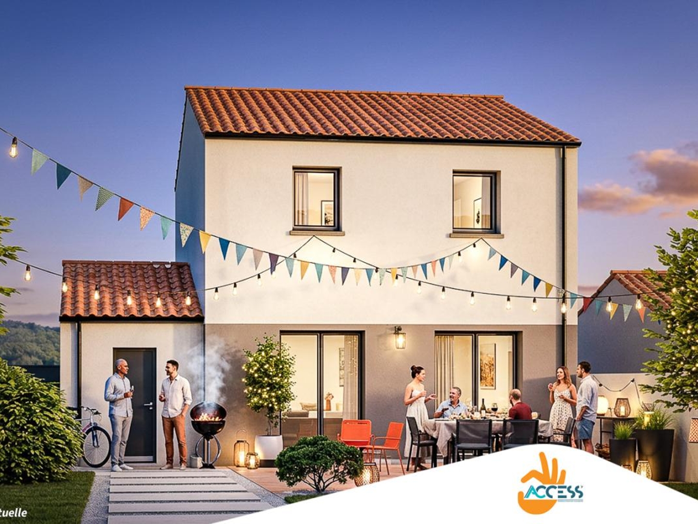 Terrain + maison 77 m²